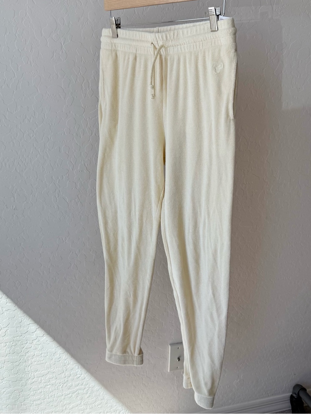 Aritzia TNA Butter Yellow Terry Cloth Jogger